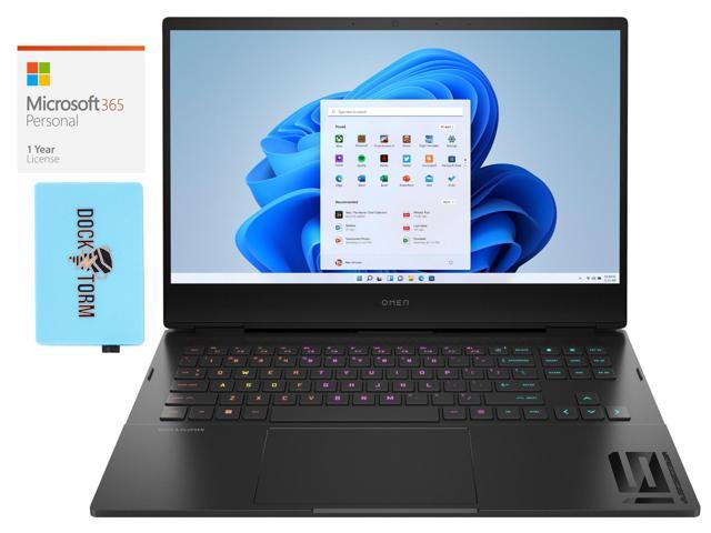 HP OMEN 16t-k000 Gaming & Entertainment Laptop (Intel i7-12700H 14-Core, 16.1" 60Hz Full HD (1920x1080), NVIDIA RTX 3060, 32GB DDR5 4800MHz RAM, Win 11 Home) with Microsoft 365 Personal , Hub