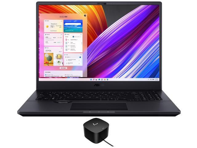 ASUS ProArt Studiobook H7600ZX Home & Business Laptop (Intel i7-12700H 14-Core, 16.0" 60Hz 4K (3840x2400), GeForce RTX 3080 Ti, 32GB DDR5 4800MHz RAM, 2x 1TB SSD, Win 11 Home) with 120W G4 Dock
