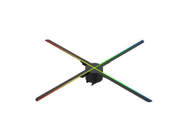 3D Hologram Advertising Display Fan,25.6 Inch Holographic Video Projector With Wi-Fi 720Px Hi-Resolution 720 Led Beads And Audio,Holographic Air Fan Video Projector With Powerful App