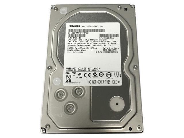 HGST HUA723020ALA640 (0F12455) 2TB 64MB 7200RPM SATA 6.0Gb/s 3.5" Hard Drive