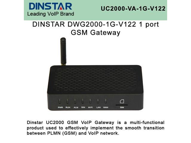 DINSTAR GSM Gateway 1 port DWG2000-1G-V122