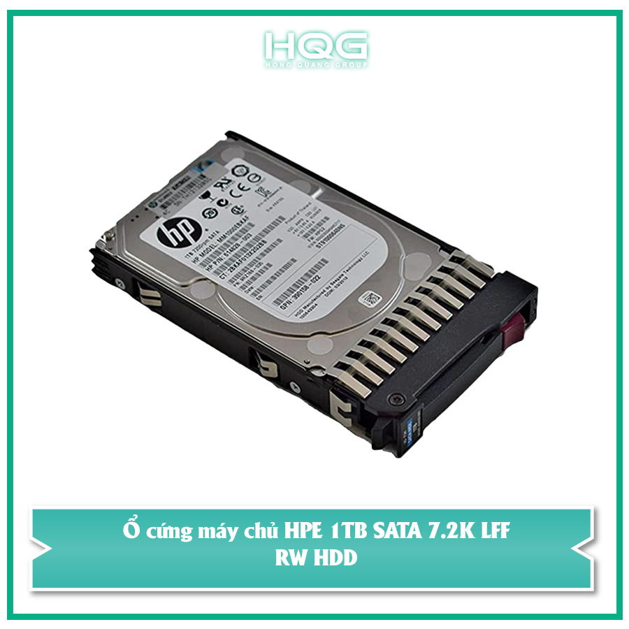Ổ cứng máy chủ HPE 1TB SATA 7.2K LFF RW HDD