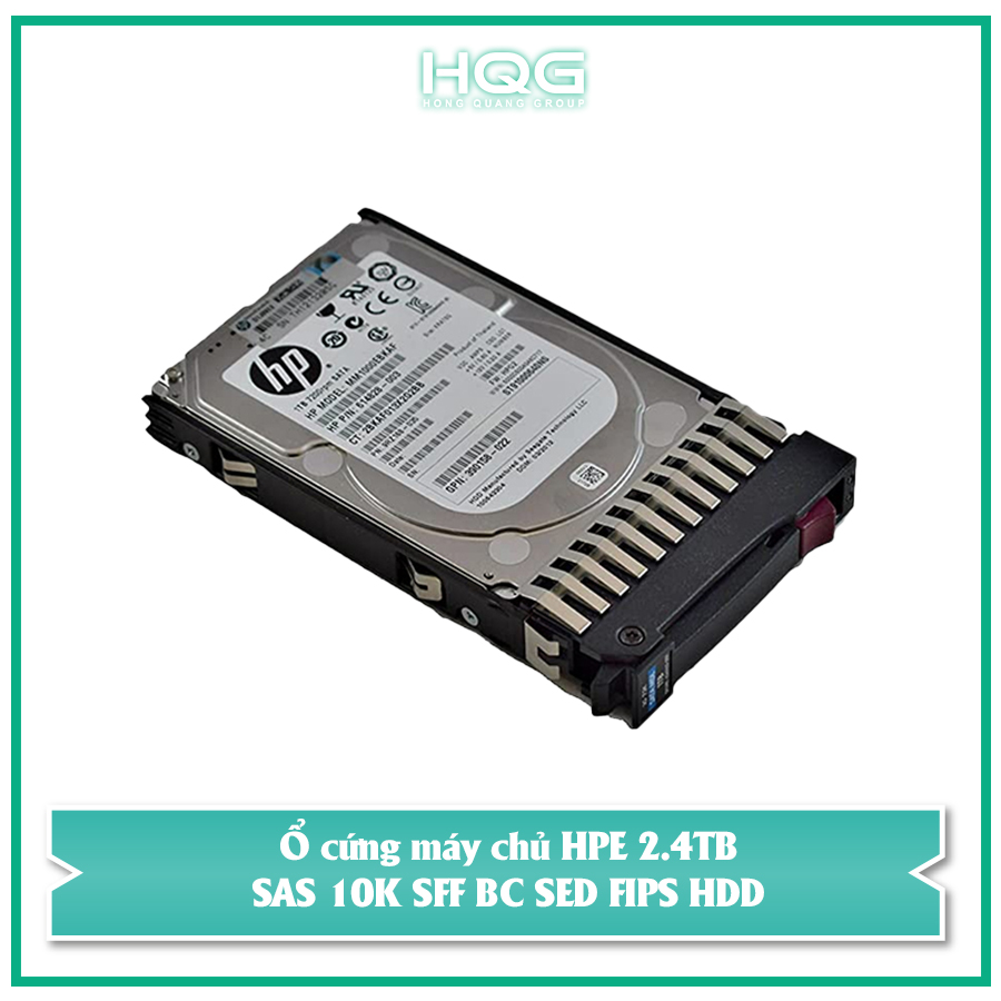 Ổ cứng máy chủ HPE 2.4TB SAS 10K SFF BC SED FIPS HDD