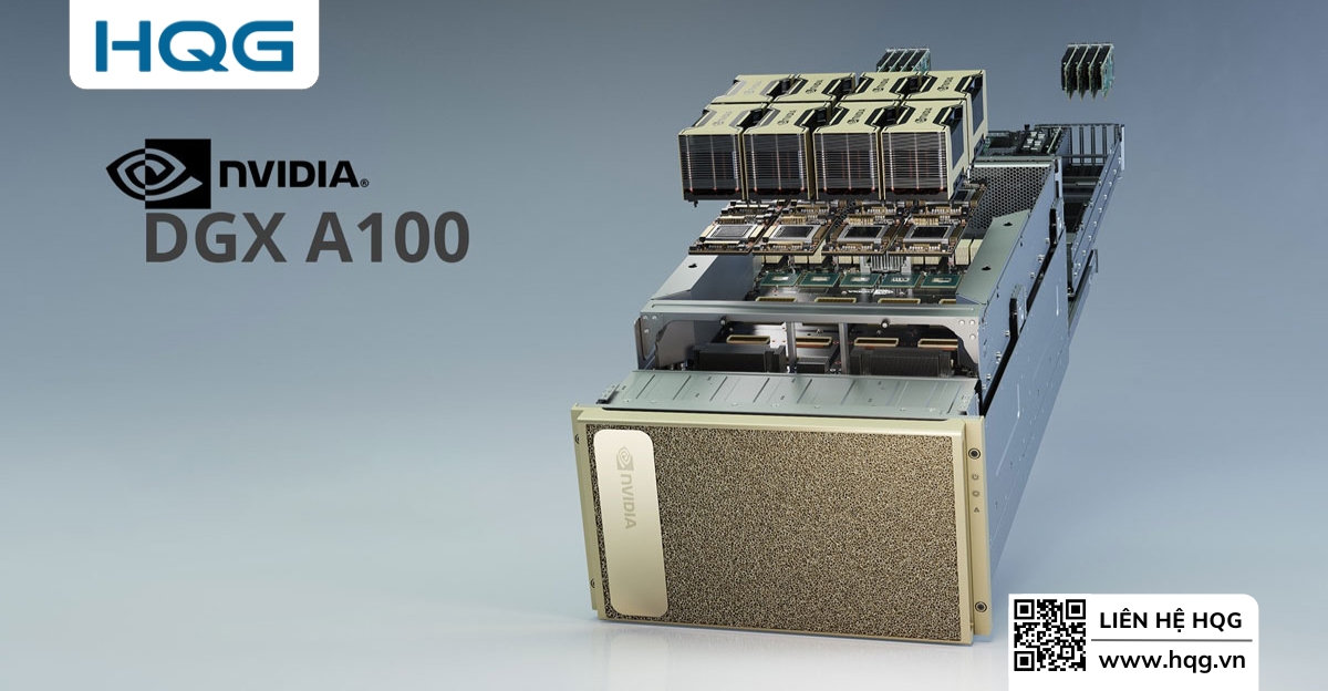 NVIDIA DGX A100 Bước Tiến Đột Phá trong Cách Mạng Trí Tuệ Nhân Tạo HQG