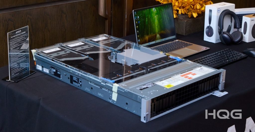 Server Dell PowerEdge R7725 tại khu vực Demo