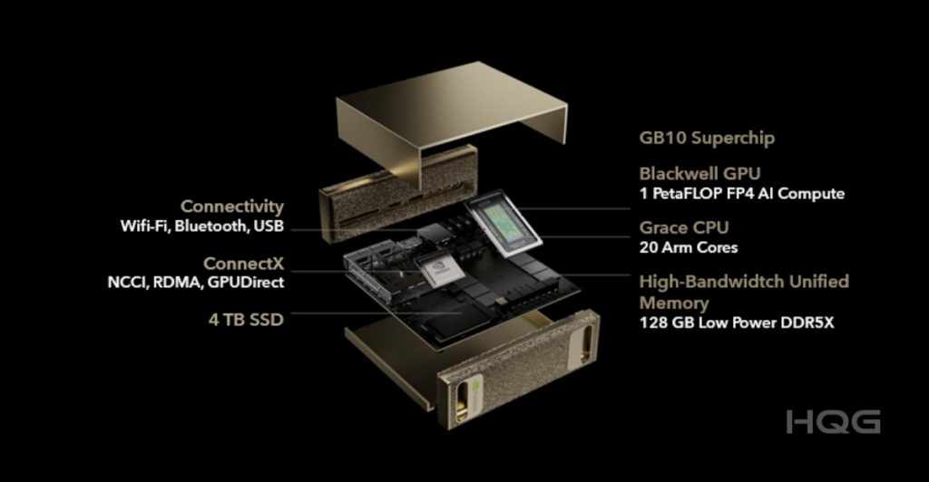 Cấu hình Bên trong của NVIDIA DGX Spark