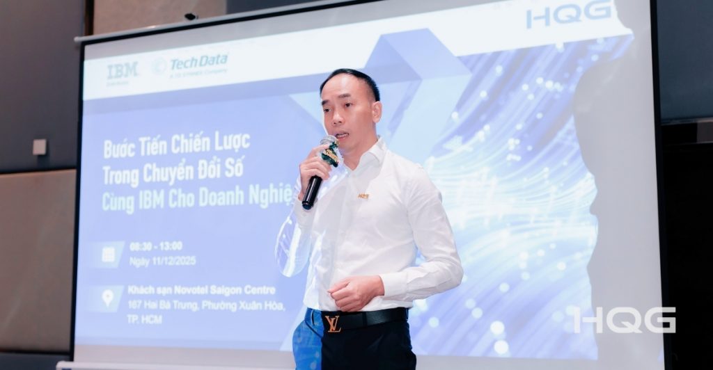 Đại diện Ban lãnh đạo HQG, ông Trịnh Quốc Cường - Chủ tịch Hội đồng Quản trị Tổng Giám đốc HQG